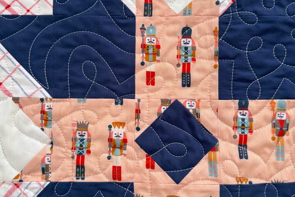 Present Parcels Quilt in Christmas fabrics
