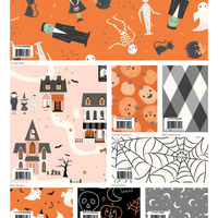 Riley Blake Frank and Friends Fat Quarter Bundle by My Mind's Eye - 24 Fabrics