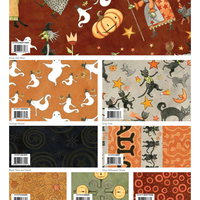 Riley Blake Spooky Fat Quarter Bundle by Teresa Kogut - 24 Fabrics