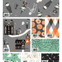 Riley Blake Frank and Friends Fat Quarter Bundle by My Mind's Eye - 24 Fabrics