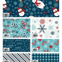 Riley Blake A Perfect Winter Fat Quarter Bundle by Lori Whitlock - 21 Fabrics
