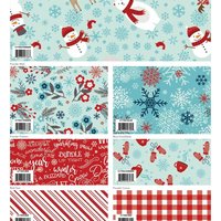 Riley Blake A Perfect Winter Fat Quarter Bundle by Lori Whitlock - 21 Fabrics
