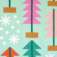All Spruced Up Quilt Pattern, Traditionally Pieced, Confident Beginner Sewist, Pen + Paper Patterns (Paper Pattern)