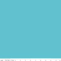 Confetti Cotton in Riley Aqua by Riley Blake Designs, Solid Yardage