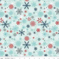 A Perfect Winter Snowflakes in Powder by Lori Whitlock for Riley Blake Designs