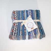 Tilda Summer Creating Memories Fat Quarter Bundle, Summer and Ocean Blues - 16 Fabrics