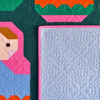 Nesting Dolls Quilt Pattern, Traditionally Pieced, Pen + Paper Patterns (Paper Pattern)