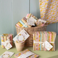 Tilda Creating Memories Fat Quarter Bundle, Spring and Easter Pastels - 16 Fabrics