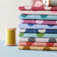 Tilda Chambray Dots Fat Quarter Bundle - 10 Fabrics