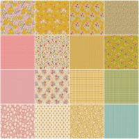 Tilda Creating Memories Fat Quarter Bundle, Spring and Easter Pastels - 16 Fabrics