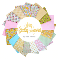 Tilda Creating Memories Fat Quarter Bundle, Spring and Easter Pastels - 16 Fabrics
