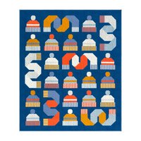 Snow Day Quilt Pattern, Traditionally Pieced, Intermediate Sewist, Pen + Paper Patterns (Paper Pattern)