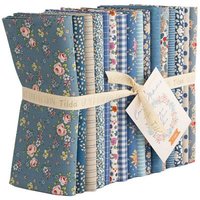 Tilda Summer Creating Memories Fat Quarter Bundle, Summer and Ocean Blues - 16 Fabrics