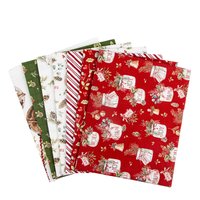 Riley Blake Holiday Spirit 1 Yard Bundle in Red Colorway by Lisa Audit - 7 Fabrics