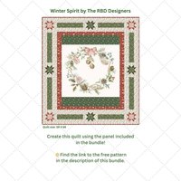 Riley Blake Holiday Spirit 1 Yard Bundle in Red Colorway by Lisa Audit - 7 Fabrics