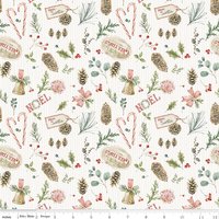 Riley Blake Holiday Spirit 1 Yard Bundle in Red Colorway by Lisa Audit - 7 Fabrics