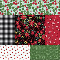 Riley Blake Little Ladybug Fat Quarter Bundle by Lori Whitlock - 18 Fabrics