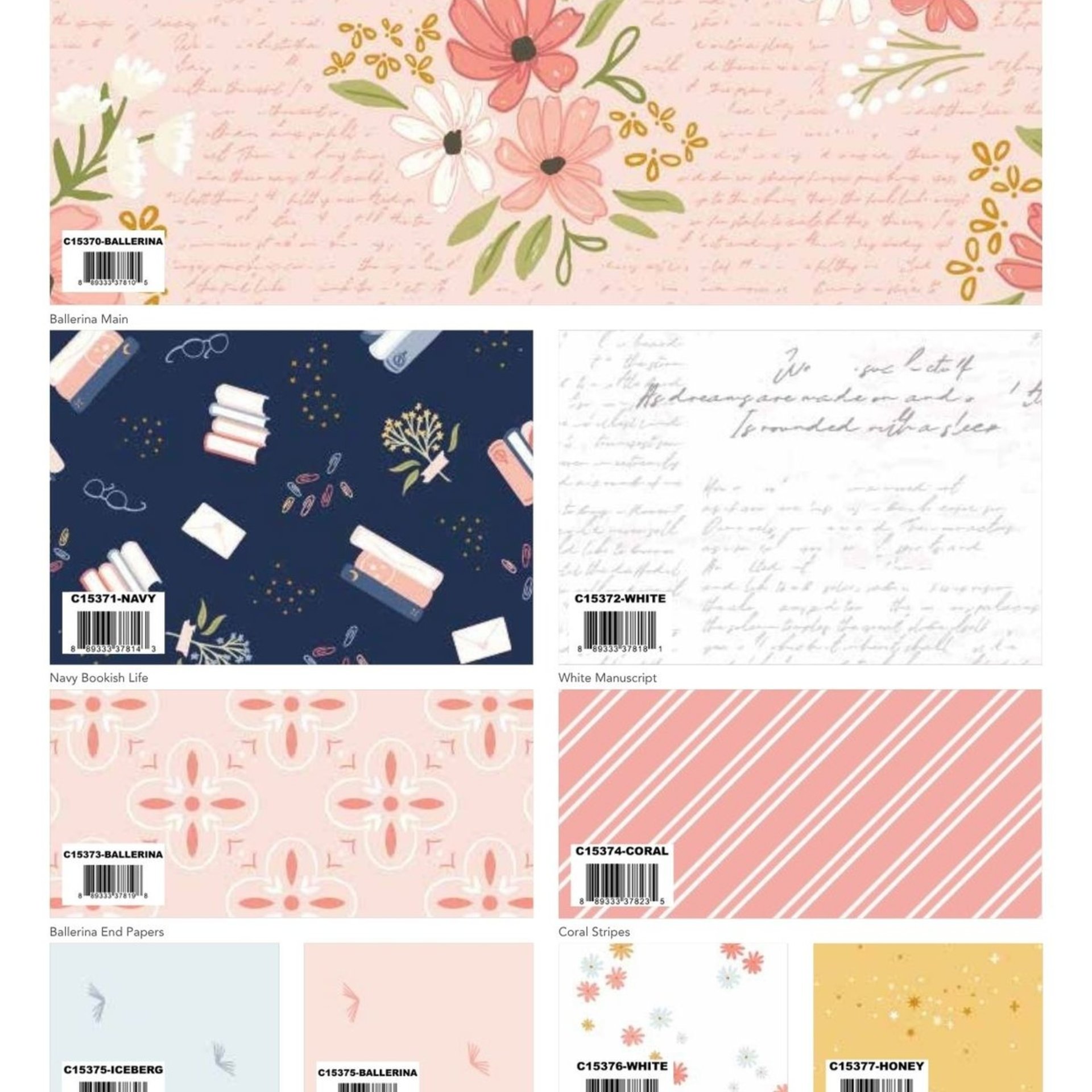 Riley Blake Between the Pages Fat Quarter Bundle - 28 Fabrics