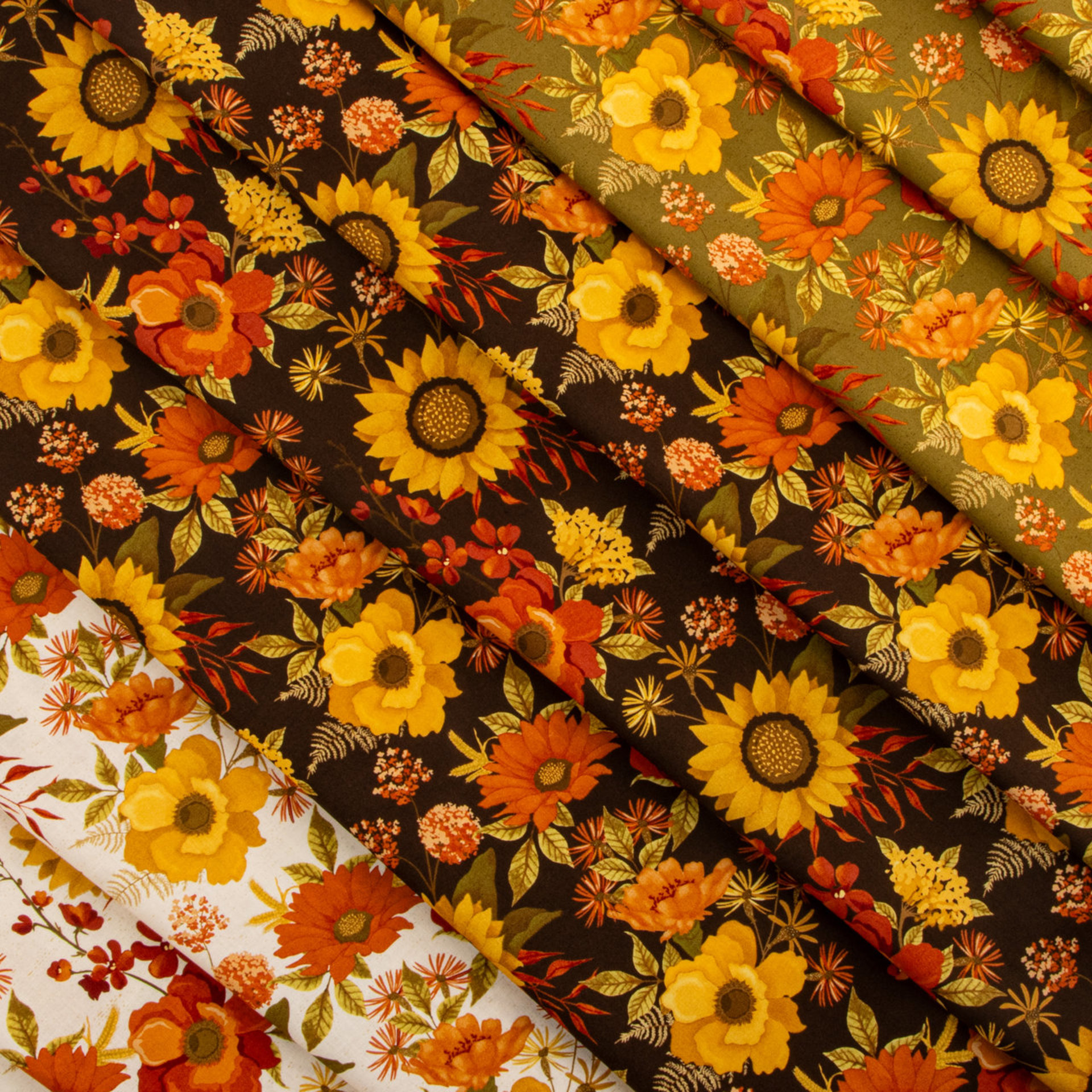 Riley Blake Bountiful Fat Quarter Bundle by Sandy Gervais - 27 Fabrics