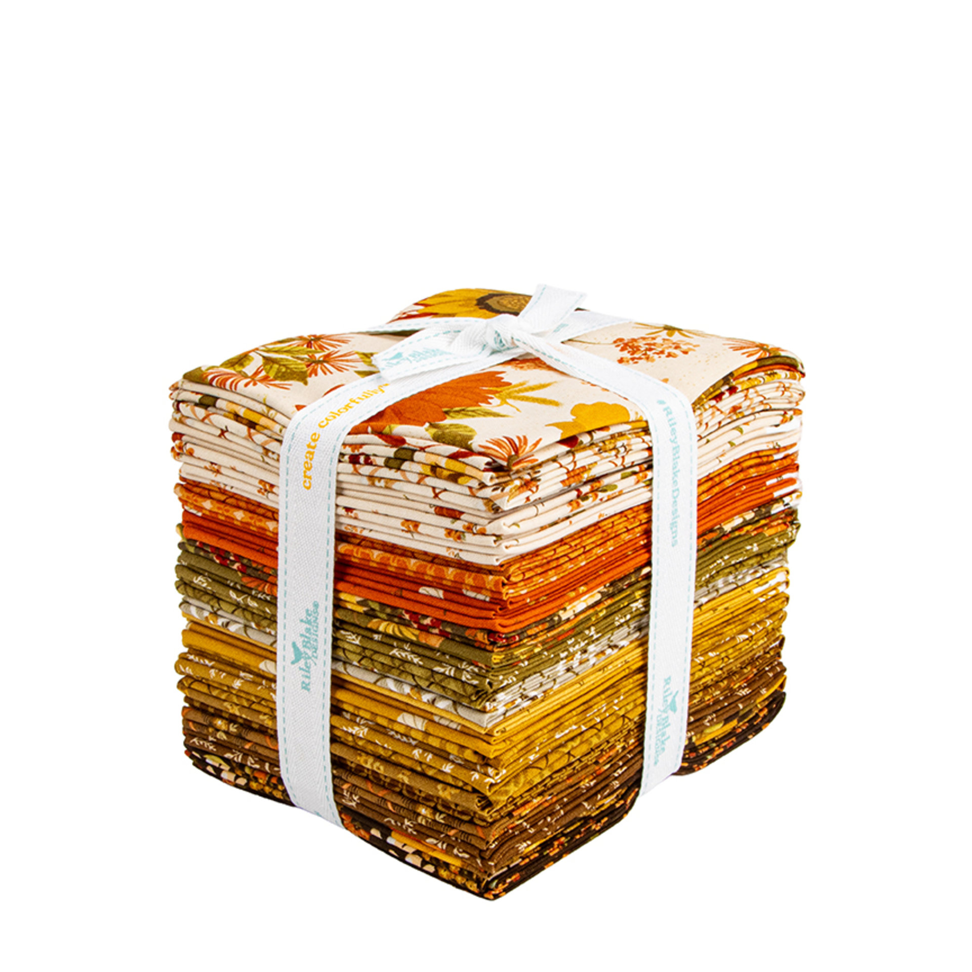 Riley Blake Bountiful Fat Quarter Bundle by Sandy Gervais - 27 Fabrics