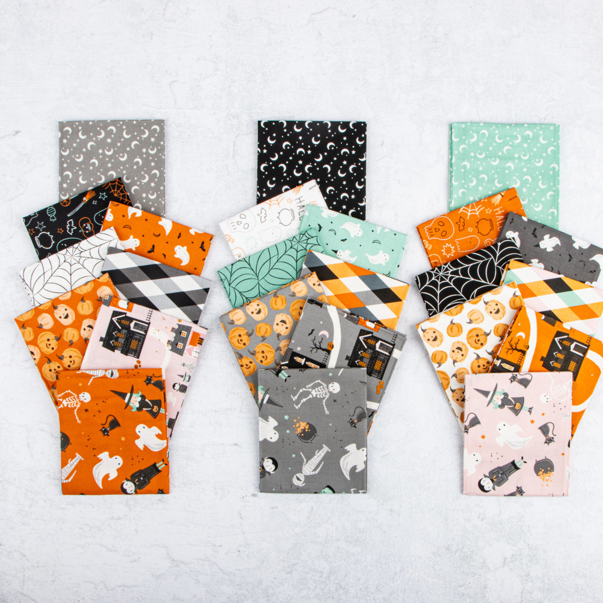 Riley Blake Frank and Friends Fat Quarter Bundle by My Mind's Eye - 24 Fabrics