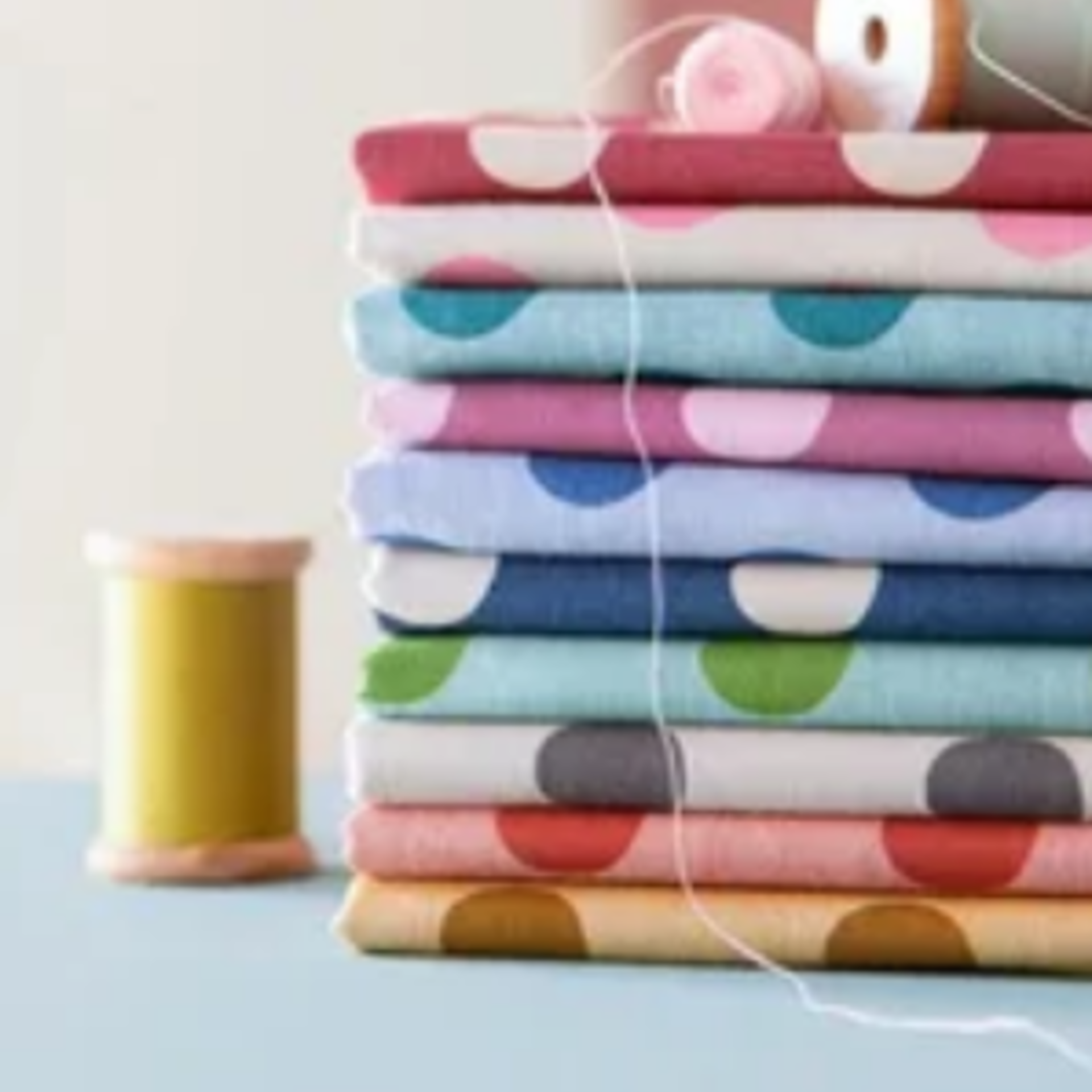 Tilda Chambray Dots Fat Quarter Bundle - 10 Fabrics