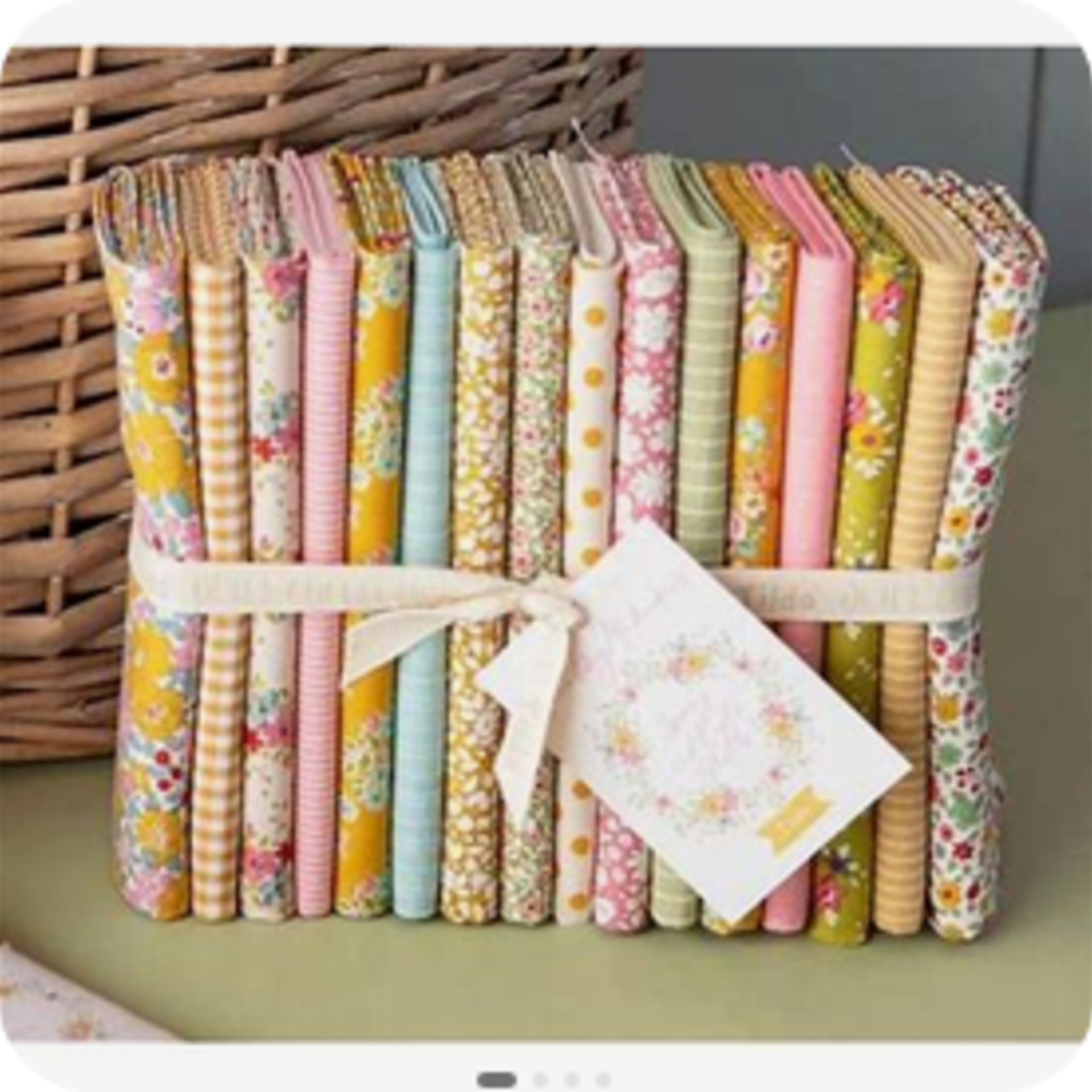 Tilda Creating Memories Fat Quarter Bundle, Spring and Easter Pastels - 16 Fabrics