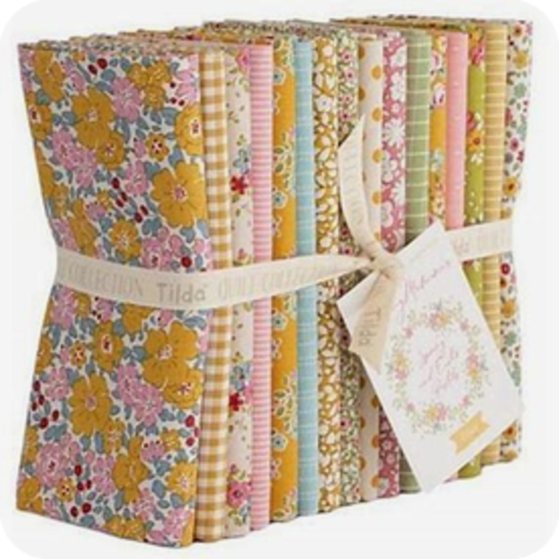 Tilda Creating Memories Fat Quarter Bundle, Spring and Easter Pastels - 16 Fabrics