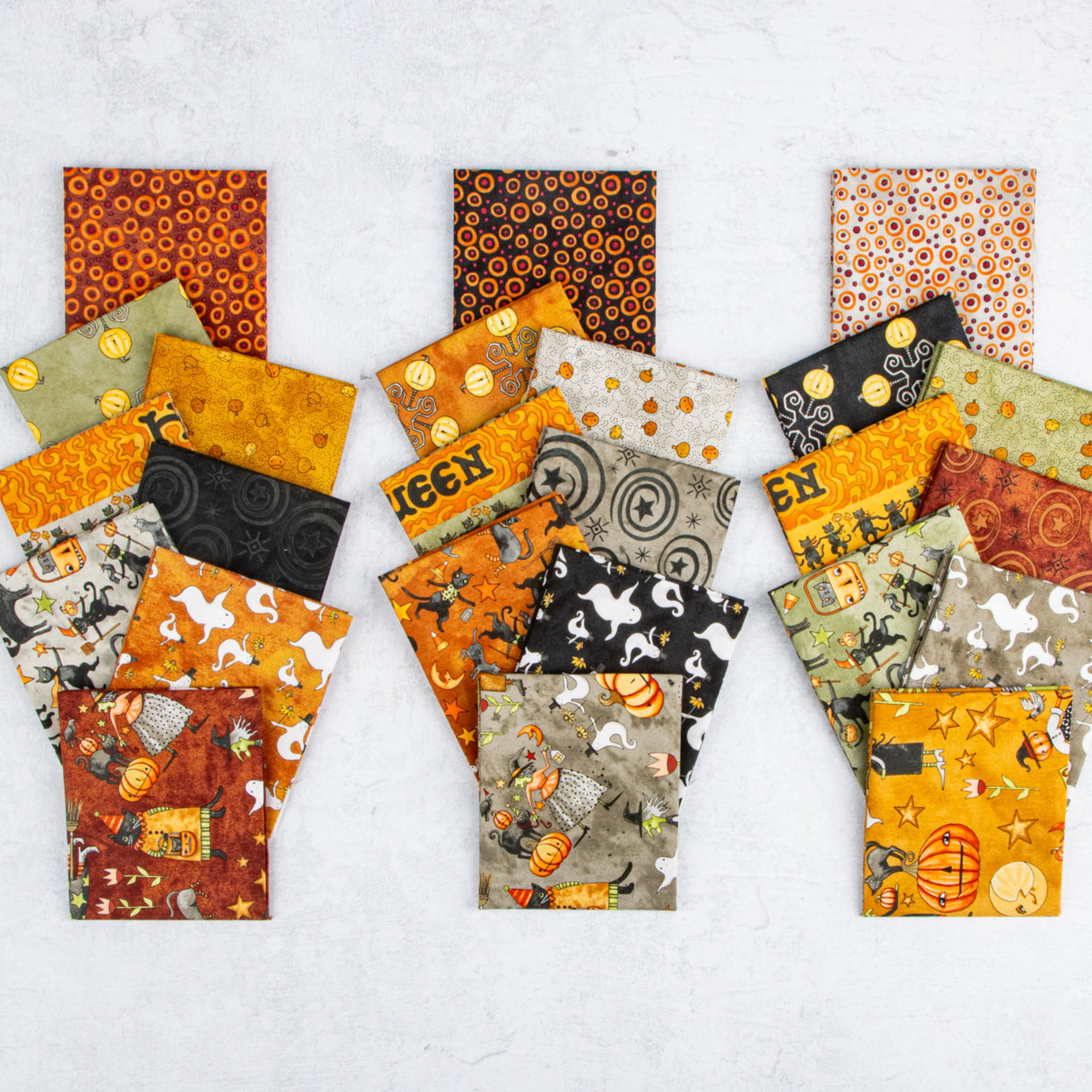 Riley Blake Spooky Fat Quarter Bundle by Teresa Kogut - 24 Fabrics