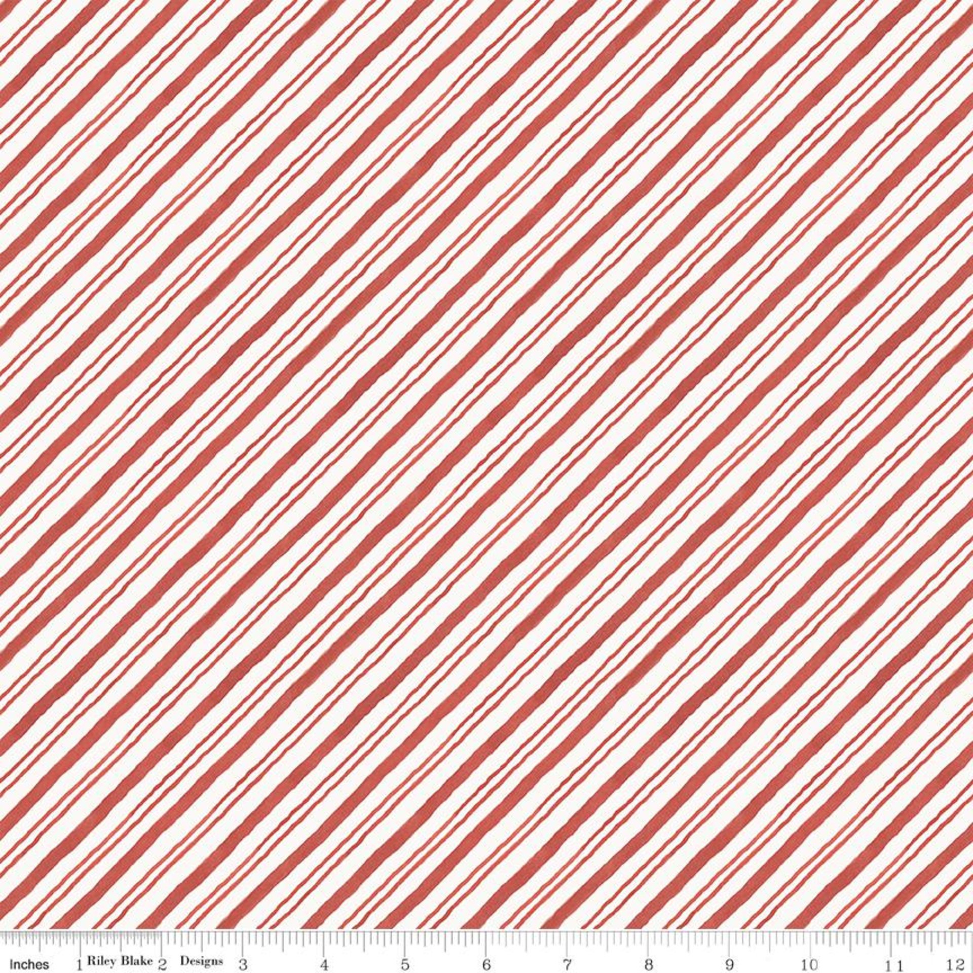 Riley Blake Holiday Spirit 1 Yard Bundle in Red Colorway by Lisa Audit - 7 Fabrics