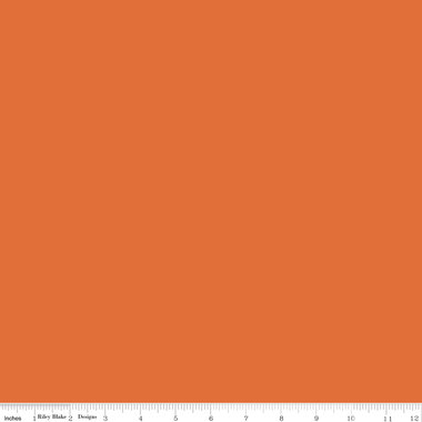 Confetti Cotton in Pumpkin by Riley Blake Designs, Solid Yardage