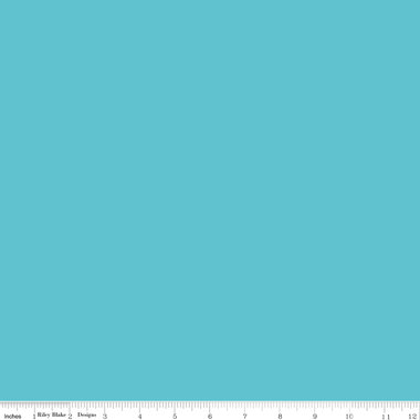 Confetti Cotton in Riley Aqua by Riley Blake Designs, Solid Yardage