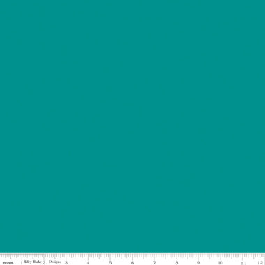 Confetti Cotton in Riley Teal by Riley Blake Designs, Solid Yardage