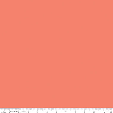 Confetti Cotton in Salmon by Riley Blake Designs, Solid Yardage
