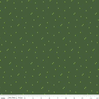 Trees in Green Seasonal Basic by Christopher Thompson for Riley Blake Designs