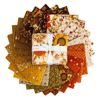 Riley Blake Bountiful Fat Quarter Bundle by Sandy Gervais - 27 Fabrics