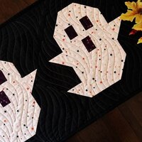 Halloween Quilted Table Runner, 47 X 14.5
