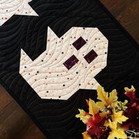 Halloween Quilted Table Runner, 47 X 14.5