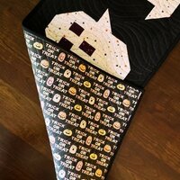 Halloween Quilted Table Runner, 47 X 14.5