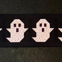 Halloween Quilted Table Runner, 47 X 14.5