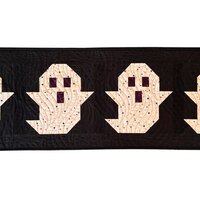 Halloween Quilted Table Runner, 47 X 14.5