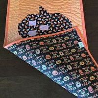 Halloween Quilted Table Runner, 47 X 14.5
