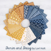 Riley Blake Denim & Daisy Fat Quarter Bundle by Lori Holt - 21 Fabrics