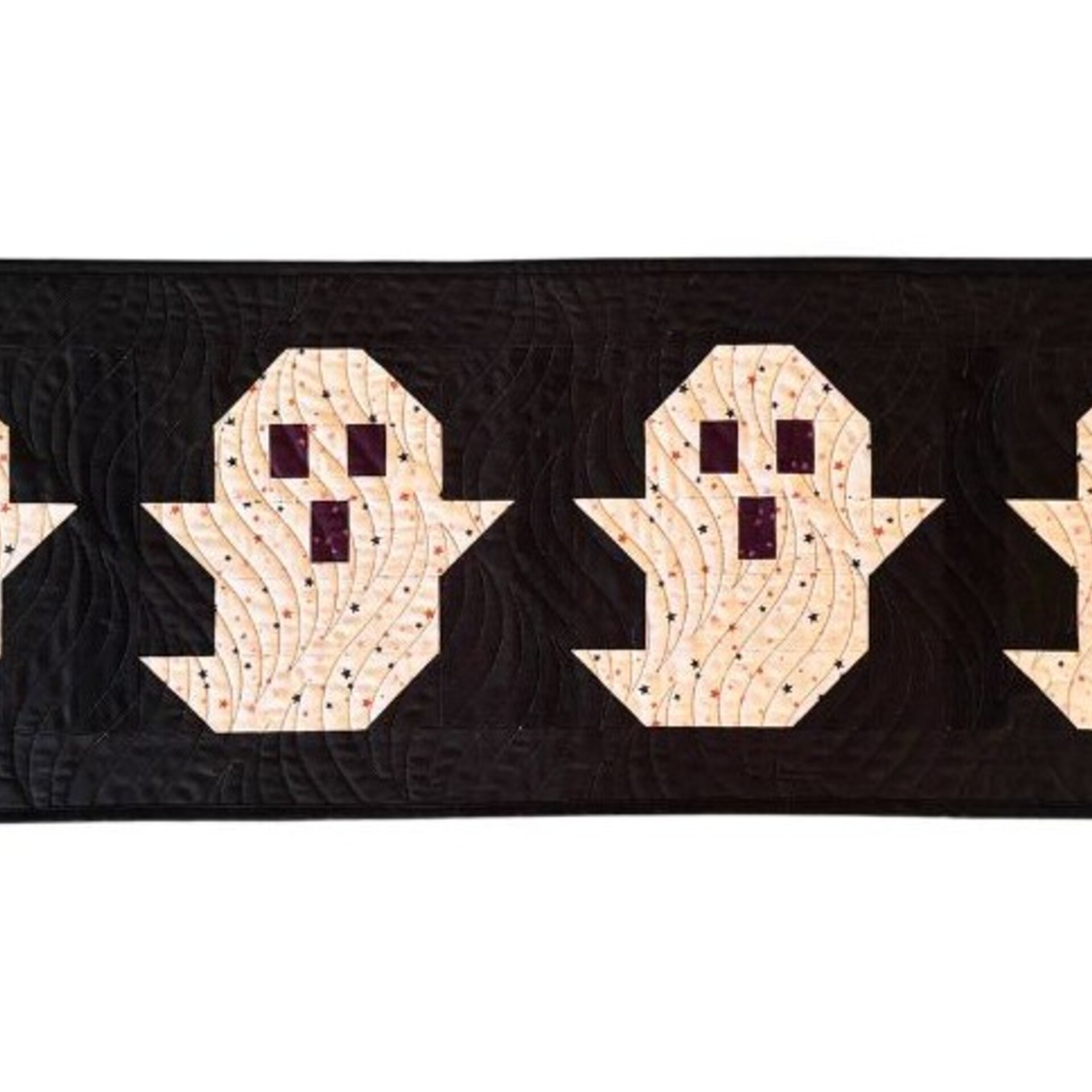 Halloween Quilted Table Runner, 47 X 14.5