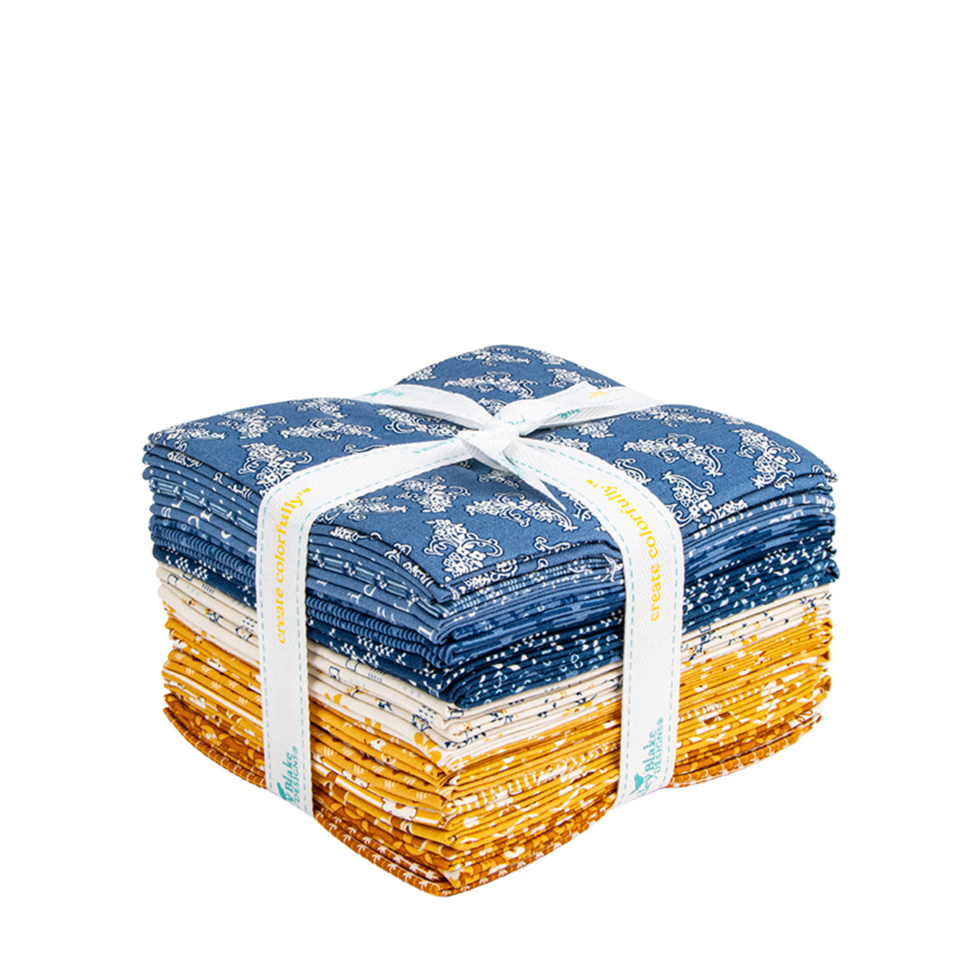 Riley Blake Denim & Daisy Fat Quarter Bundle by Lori Holt - 21 Fabrics